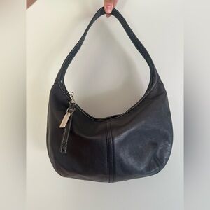 Coach Vintage Ergo Hobo Shoulder Bag 9219 Black Leather Used Women